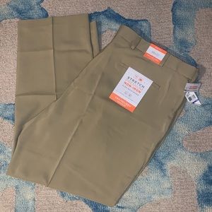 Cedarwood khaki pants.